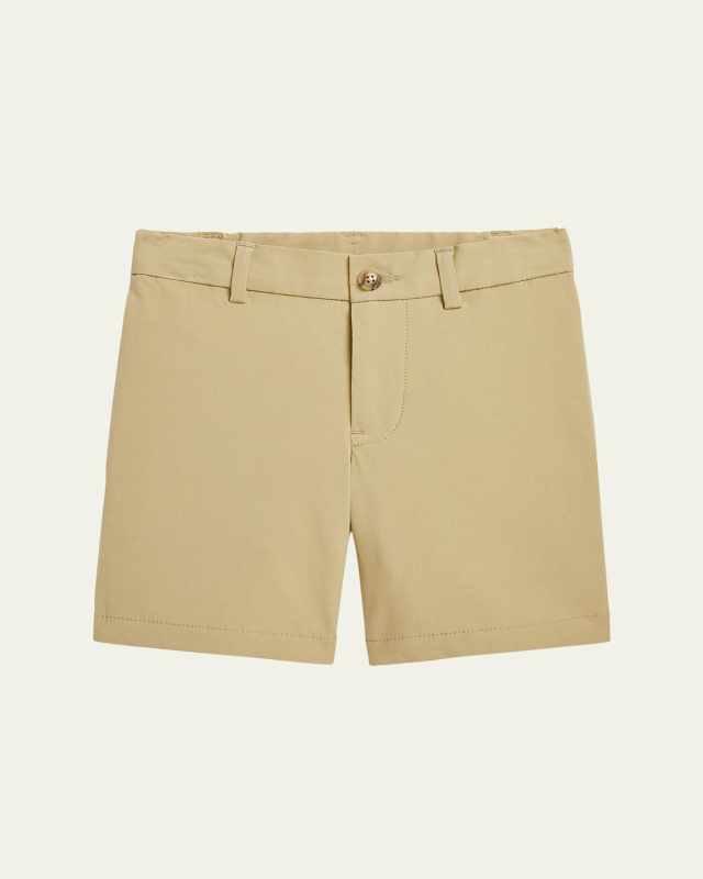 Boy's Pony Embroidered Weekend Shorts, Size 2-7